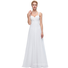 Starzz Sweetheart Sleeveless Chiffon White Prom Dress Long ST000065-2